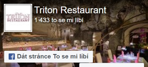 Triton Restaurant Praha - Facebook page
